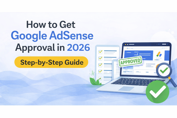How to Get Google AdSense Approval in 2026 (Step‑by‑Step Guide)