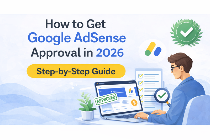 how to get google adsense approval 2026 step by step guide