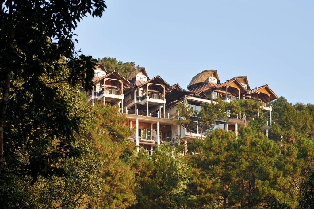 Ri Kynjai resort exterior Shillong Meghalaya