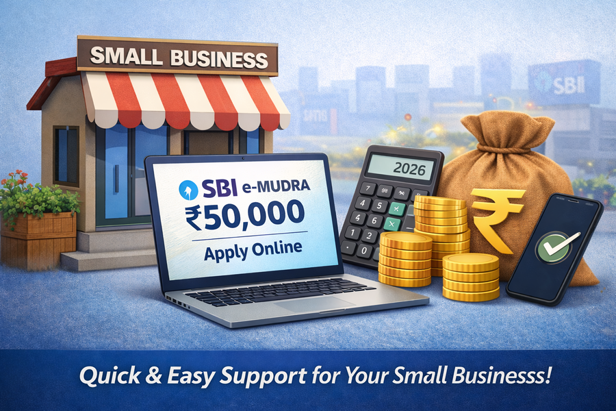 SBI e-Mudra Loan ₹50,000 helping small business owners get quick and affordable financial support in India